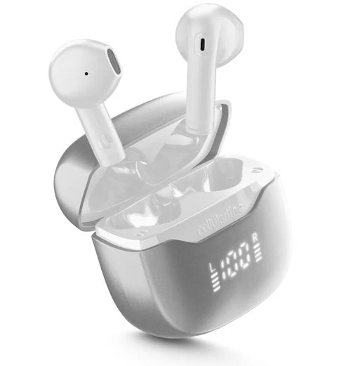 Auriculares True Wireless Bluetooth Cellularline Core Pro - Branco - Image 2