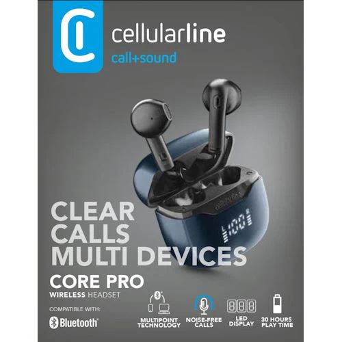 Auriculares True Wireless Bluetooth Cellularline Core Pro - Preto - Image 5
