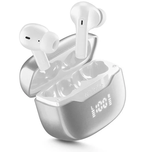 Auriculares True Wireless Bluetooth Cellularline Key Pro - Branco - Image 2