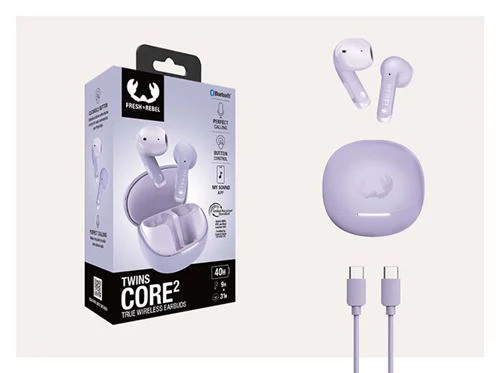 Auriculares True Wireless Bluetooth Fresh 'n Rebel Twins Core 2 - Dreamy Lilac - Image 9