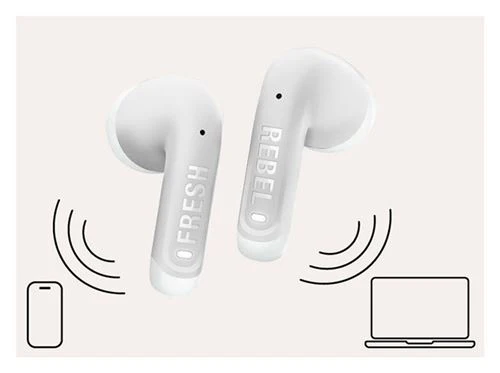 Auriculares True Wireless Bluetooth Fresh 'n Rebel Twins Core 2 - Ice Grey - Image 5