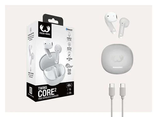Auriculares True Wireless Bluetooth Fresh 'n Rebel Twins Core 2 - Ice Grey - Image 9