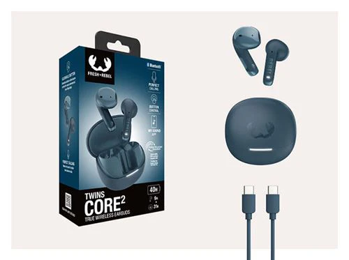 Auriculares True Wireless Bluetooth Fresh 'n Rebel Twins Core 2 - Steel Blue - Image 9