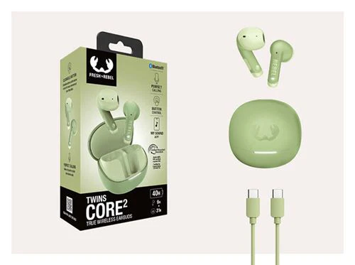 Auriculares True Wireless Bluetooth Fresh 'n Rebel Twins Core 2 - Wild Green - Image 9