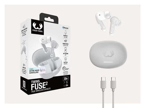 Auriculares True Wireless Bluetooth Fresh 'n Rebel Twins Fuse 2 - Ice Grey - Image 11