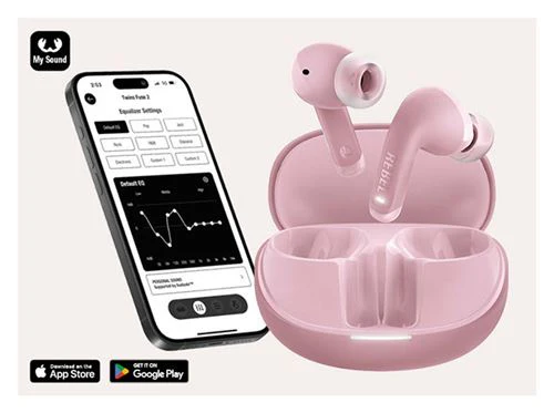 Auriculares True Wireless Bluetooth Fresh 'n Rebel Twins Fuse 2 - Pastel Pink - Image 5