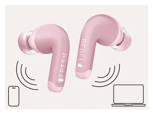 Auriculares True Wireless Bluetooth Fresh 'n Rebel Twins Fuse 2 - Pastel Pink - Image 7