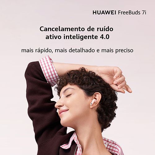 Auriculares True Wireless Bluetooth Huawei FreeBuds 7i - Rosa - Image 5