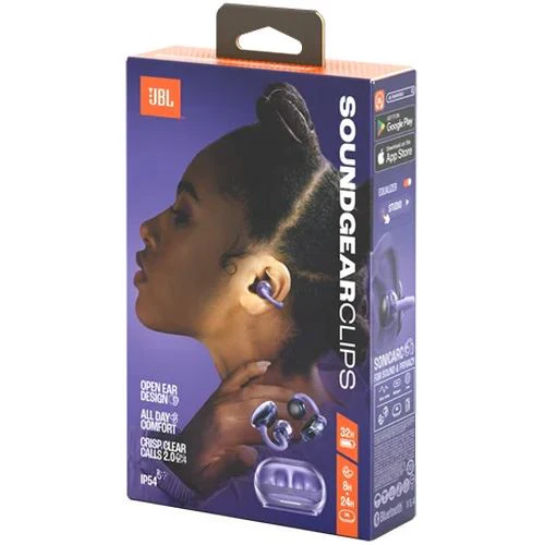 Auriculares True Wireless Bluetooth JBL Soundgear Clips - Púrpura - Image 5