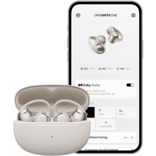 Auriculares True Wireless Bluetooth Shokz OpenDots ONE - Cinzento - Image 9