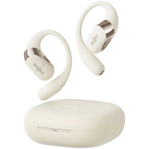 Auriculares True Wireless Bluetooth Shokz OpenFit 2 - Bege - Image 2
