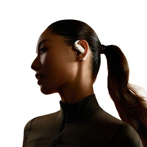 Auriculares True Wireless Bluetooth Shokz OpenFit 2 - Bege - Image 5