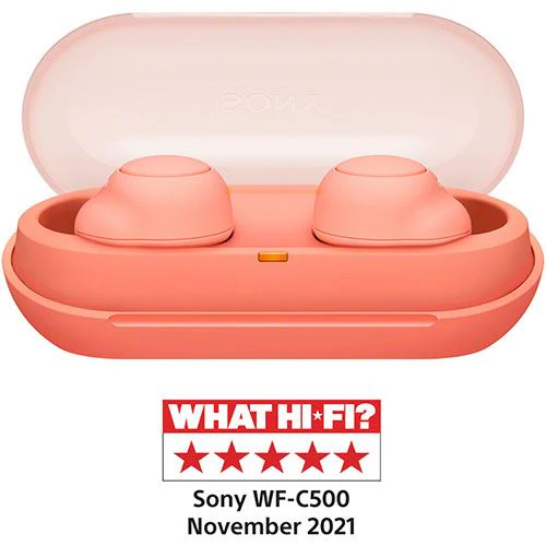 Auriculares True Wireless Bluetooth Sony WF-C500 - Laranja - Image 2