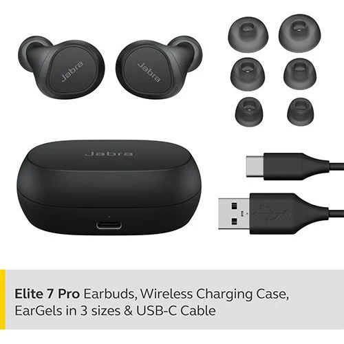Auriculares True Wireless Bluetooth Jabra Elite 7 Pro - Black - Image 2