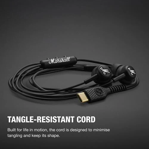 Auriculares USB-C Marshall Mode - Preto - Image 3