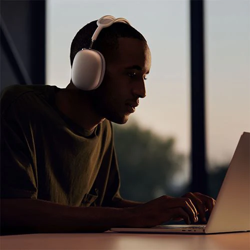 Auscultadores Noise Cancelling Bluetooth Apple AirPods Max - Prateado - Image 4