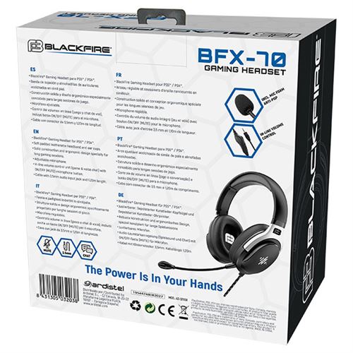 Auscultadores Ardistel Blackfire BFX-70 | PS5 - Preto - Image 2