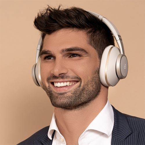 Auscultadores Noise Cancelling Bluetooth deeBee Pulse - Bege - Image 7