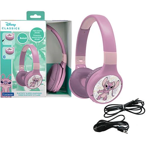 Auscultadores Bluetooth Disney: Angel - 2 em 1 -  Lexibook - Image 4
