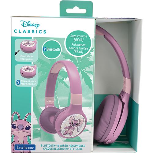 Auscultadores Bluetooth Disney: Angel - 2 em 1 -  Lexibook - Image 5