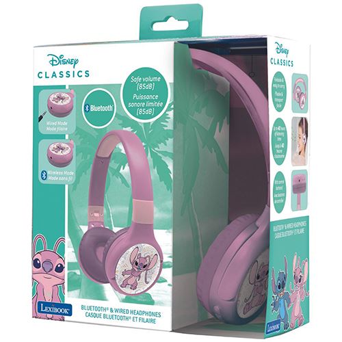 Auscultadores Bluetooth Disney: Angel - 2 em 1 -  Lexibook - Image 8