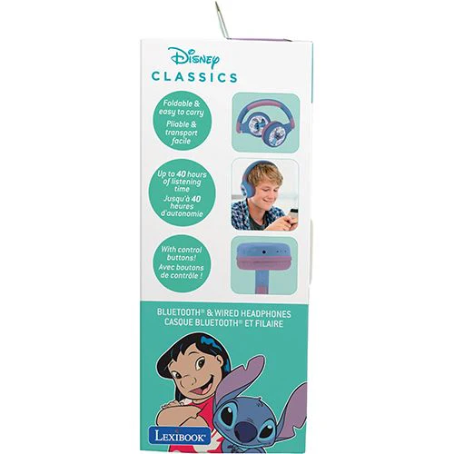 Auscultadores Bluetooth Disney: Stitch - 2 em 1 -  Lexibook - Image 9