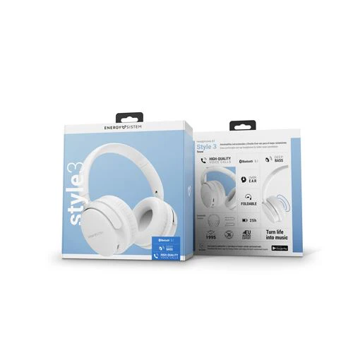 Auscultadores Bluetooth Energy Sistem Style 3 - Branco - Image 9