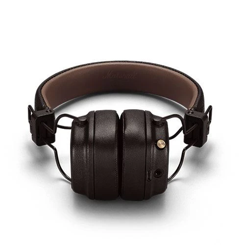 Auscultadores Bluetooth Marshall Major IV - Castanho - Image 3