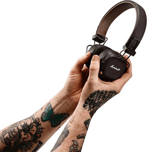 Auscultadores Bluetooth Marshall Major IV - Castanho - Image 5