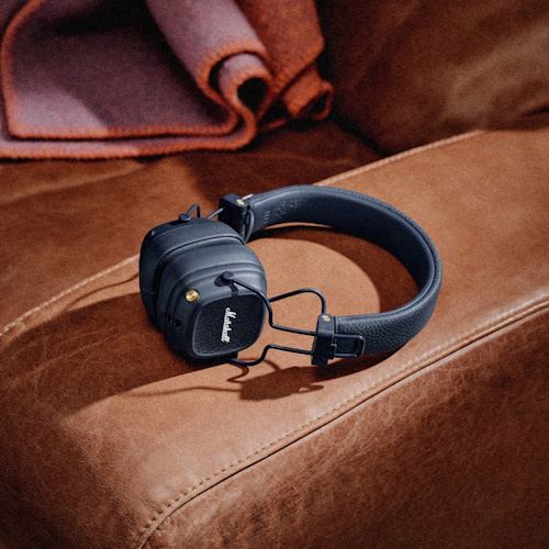 Auscultadores Bluetooth Marshall Major V - Azul - Image 6