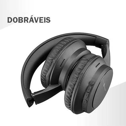 Auscultadores Bluetooth Music Sound Boost - Preto - Image 5