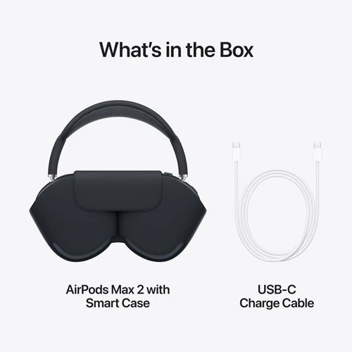 Auscultadores Bluetooth Noise Cancelling Apple AirPods Max 2 - 2026 - Meia-noite - Image 8