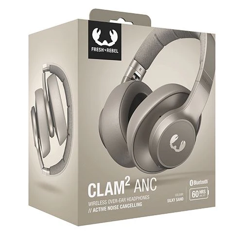 Auscultadores Noise Cancelling Bluetooth Fresh ´N Rebel Clam 2 - Silky Sand - Image 5