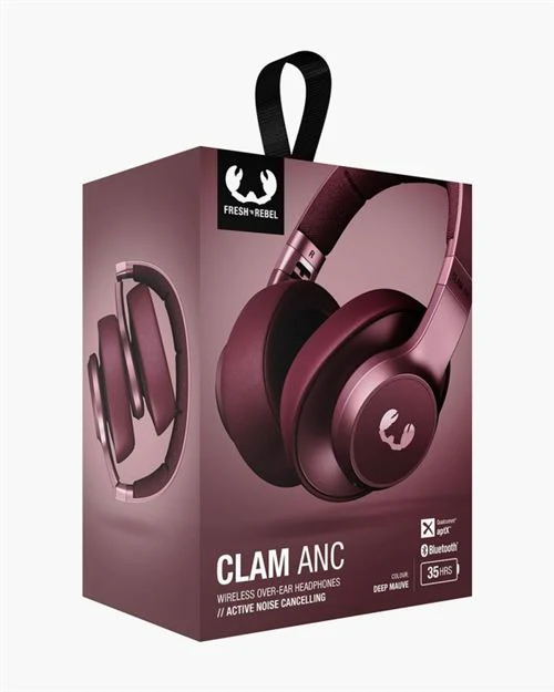 Auscultadores Fresh 'n Rebel Clam ANC Bluetooth Roxo - Image 4