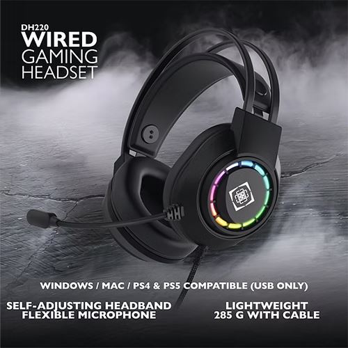 Auscultadores Gaming Deltaco gam-168 PS5 - Preto - Image 6