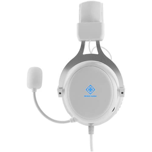 Auscultadores Gaming Deltaco WH85 - Branco - Image 2