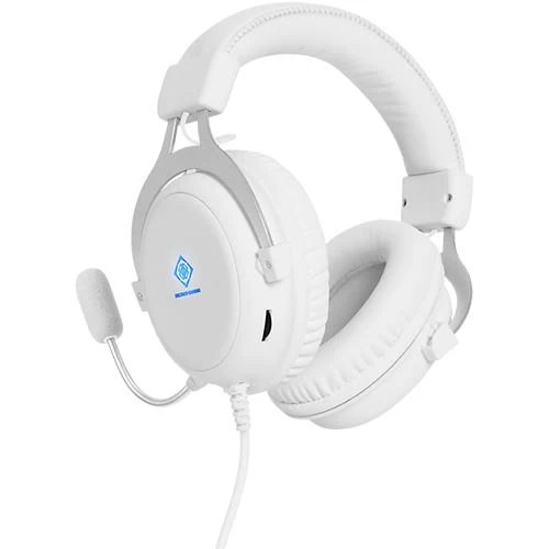 Auscultadores Gaming Deltaco WH85 - Branco - Image 3