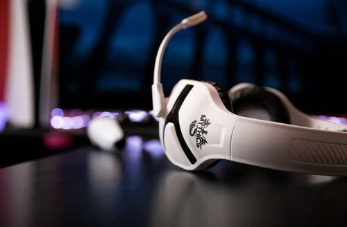 Auscultadores Gaming Konix Nemesis PS5 - Branco - Image 3