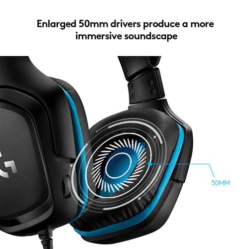 Auscultadores Gaming Logitech G432 7.1 - Image 4