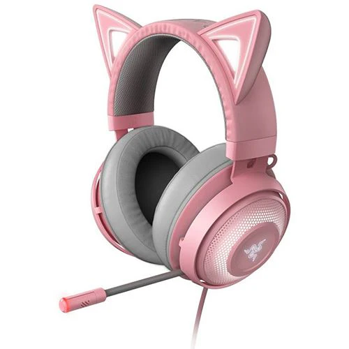 Auscultadores Gaming Razer Kraken Kitty Edition - Quartzo - Image 2