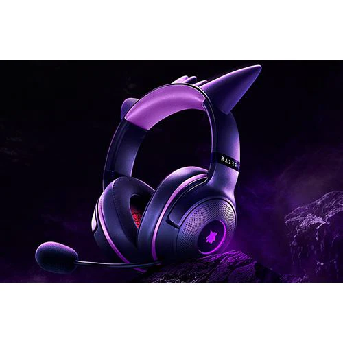 Auscultadores Gaming Razer Kraken Kitty V2 - Pokémon Gengar Edition - Image 2