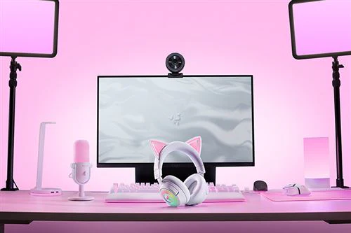 Auscultadores Gaming Razer Kraken Kitty V3 Pro - Branco - Image 6