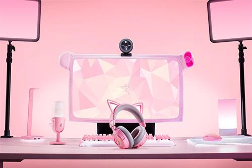 Auscultadores Gaming Razer Kraken Kitty V3 Pro - Rosa - Image 6