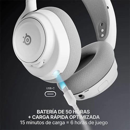 Auscultadores Gaming Steelseries Arctis Nova 7 Wireless Gen 2 - Branco - Image 5