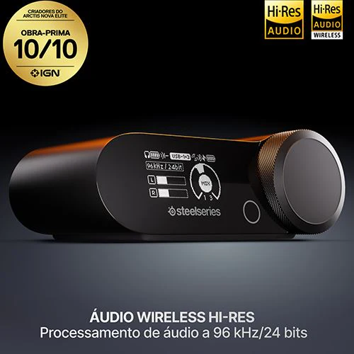 Auscultadores Gaming Steelseries Arctis Nova Pro Omni Wireless - Preto - Image 2