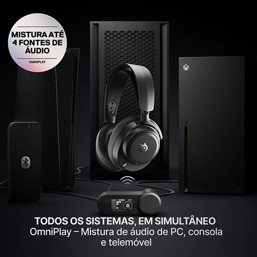 Auscultadores Gaming Steelseries Arctis Nova Pro Omni Wireless - Preto - Image 3