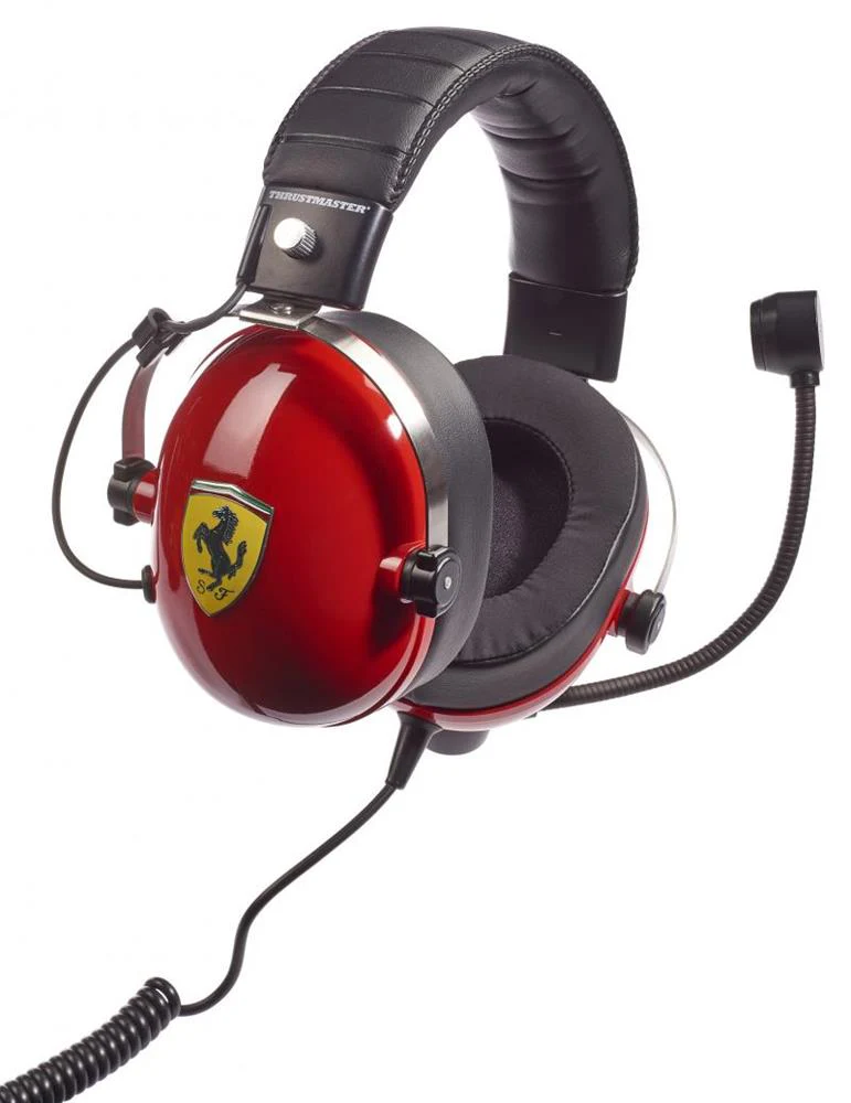 Auscultadores Gaming Thrustmaster T.Racing Scuderia Ferrari Edition - Image 4
