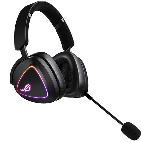 Auscultadores Gaming Wireless/Bluetooth Asus Delta II RGB - Preto - Image 2