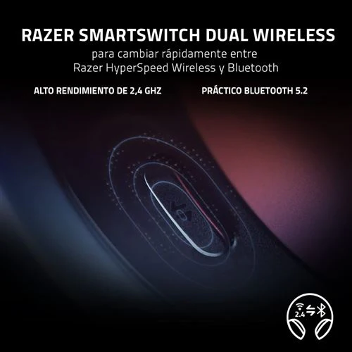 Auscultadores Gaming Wireless Razer Barracuda - Preto - Image 2