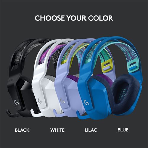 Auscultadores Gaming Wireless Logitech G733 Lightspeed RGB - Preto - Image 7
